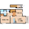 東海道本線/焼津駅 バス:20分:停歩3分 2階 1年未満 2LDKの間取り