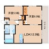 東海道本線/静岡駅 徒歩16分 1階 築18年 2LDKの間取り
