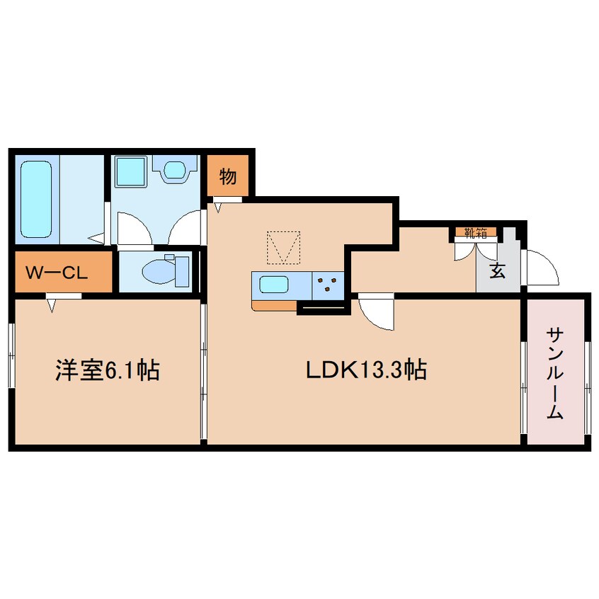 間取図 東海道本線/西焼津駅 徒歩13分 1階 建築中