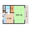 東海道本線/東静岡駅 徒歩15分 2階 築41年 1Kの間取り