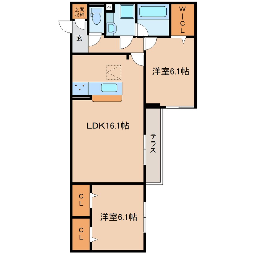 間取図 東海道本線/静岡駅 バス21分宮竹一丁目下車:停歩5分 1階 建築中