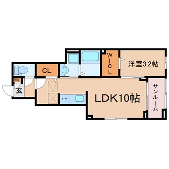 間取図 東海道本線/藤枝駅 徒歩21分 1階 建築中