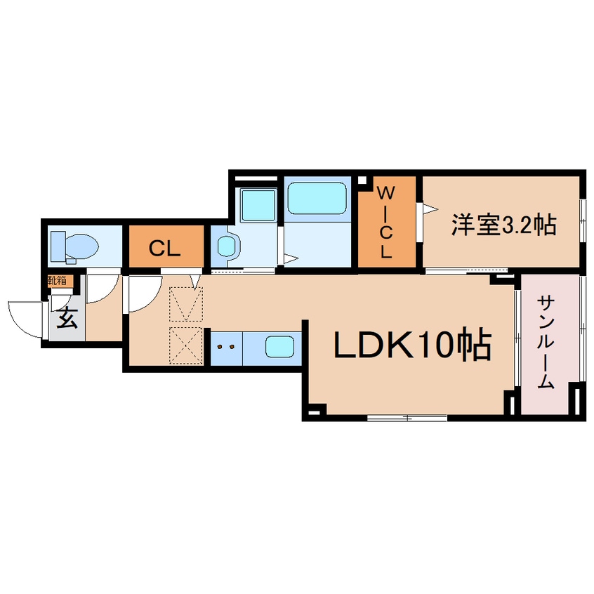 間取図 東海道本線/藤枝駅 徒歩21分 1階 建築中