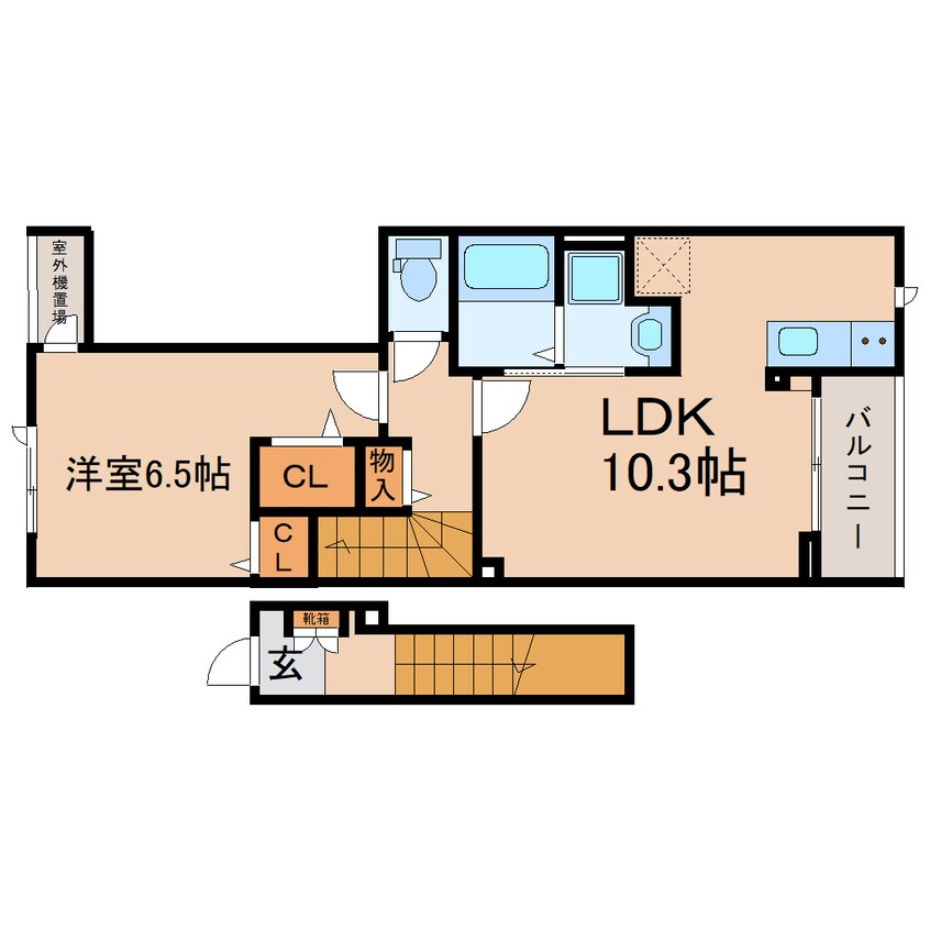 間取図 東海道本線/藤枝駅 徒歩21分 2階 建築中