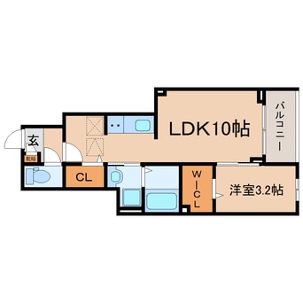 間取図 東海道本線/焼津駅 徒歩21分 1階 建築中