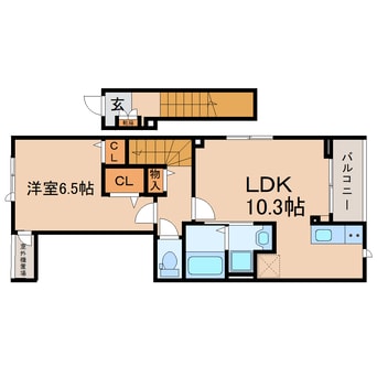 間取図 東海道本線/焼津駅 徒歩21分 2階 建築中