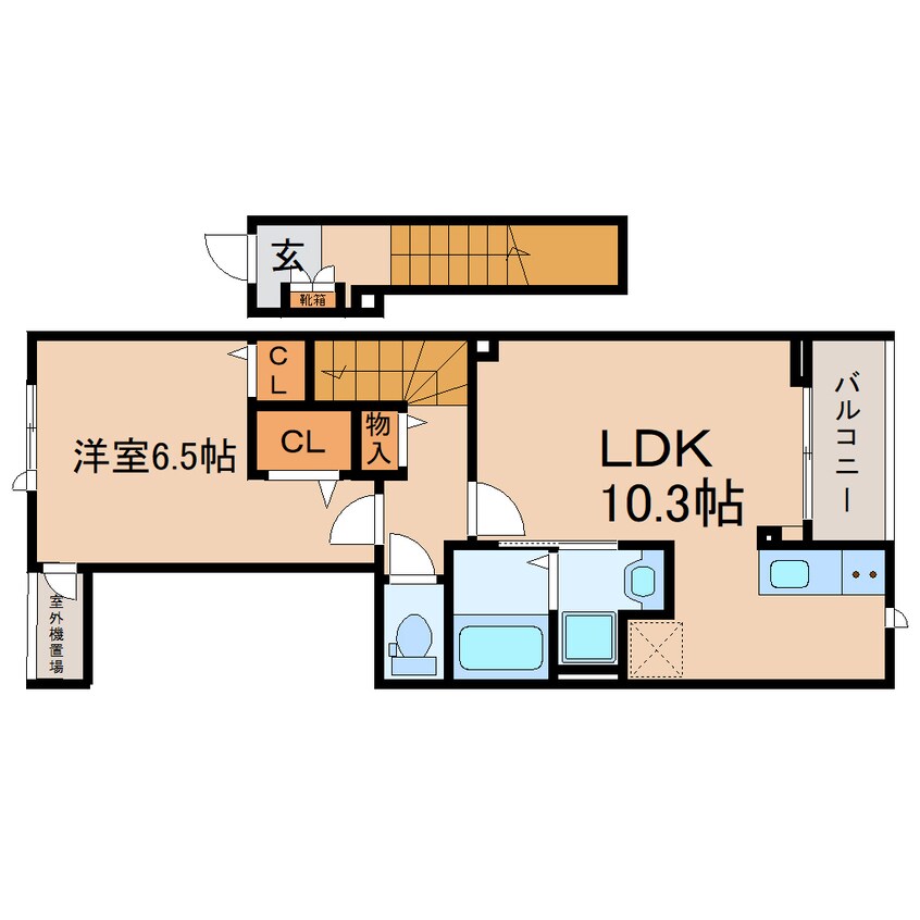 間取図 東海道本線/焼津駅 徒歩21分 2階 建築中