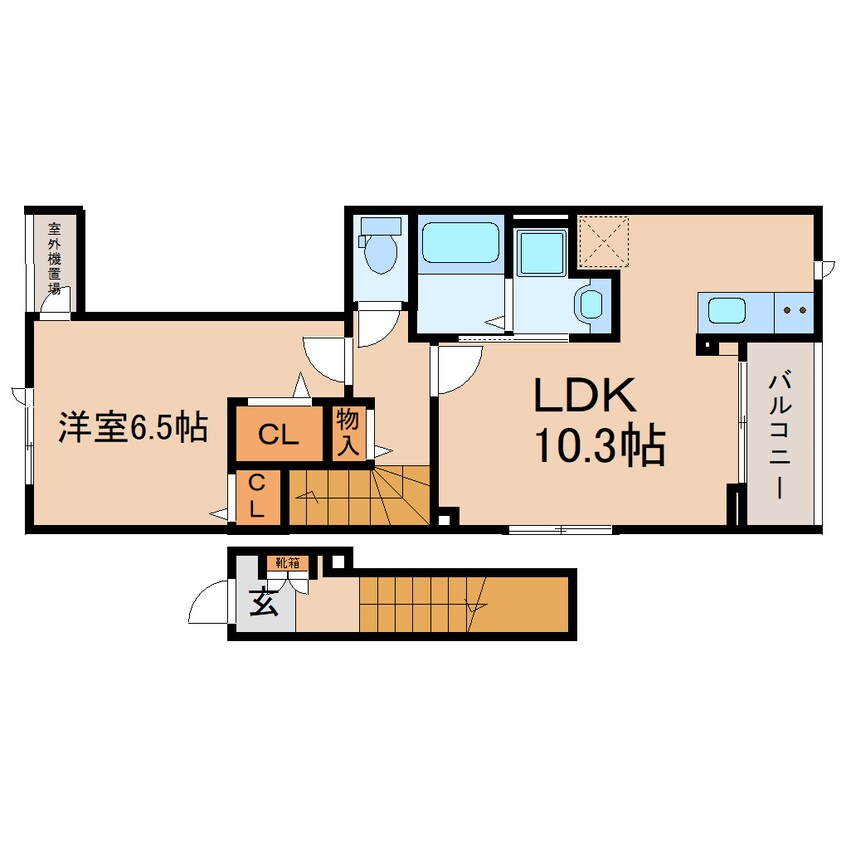 間取図 東海道本線/焼津駅 徒歩21分 2階 建築中