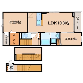 間取図 東海道本線/焼津駅 徒歩21分 3階 建築中