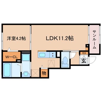 間取図 東海道本線/焼津駅 徒歩13分 1階 建築中
