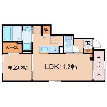 間取図 東海道本線/西焼津駅 徒歩3分 1階 建築中