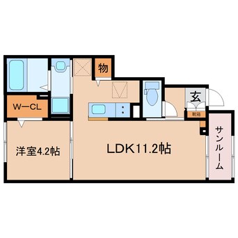 間取図 東海道本線/西焼津駅 徒歩3分 1階 建築中