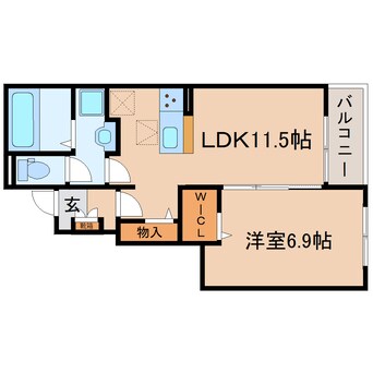 間取図 東海道本線/西焼津駅 徒歩12分 1階 建築中