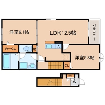 間取図 東海道本線/西焼津駅 徒歩12分 2階 建築中