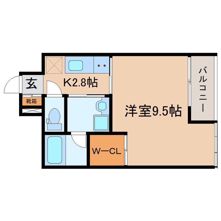 間取図 東海道本線/静岡駅 バス28分井庄下車:停歩3分 3階 建築中