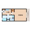 東海道本線/用宗駅 徒歩10分 2階 築25年 1Kの間取り