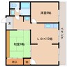 東海道本線/静岡駅 バス:23分:停歩3分 3階 築40年 2LDKの間取り