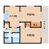 東海道本線/静岡駅 バス:16分:停歩1分 3階 築30年 2DKの間取り