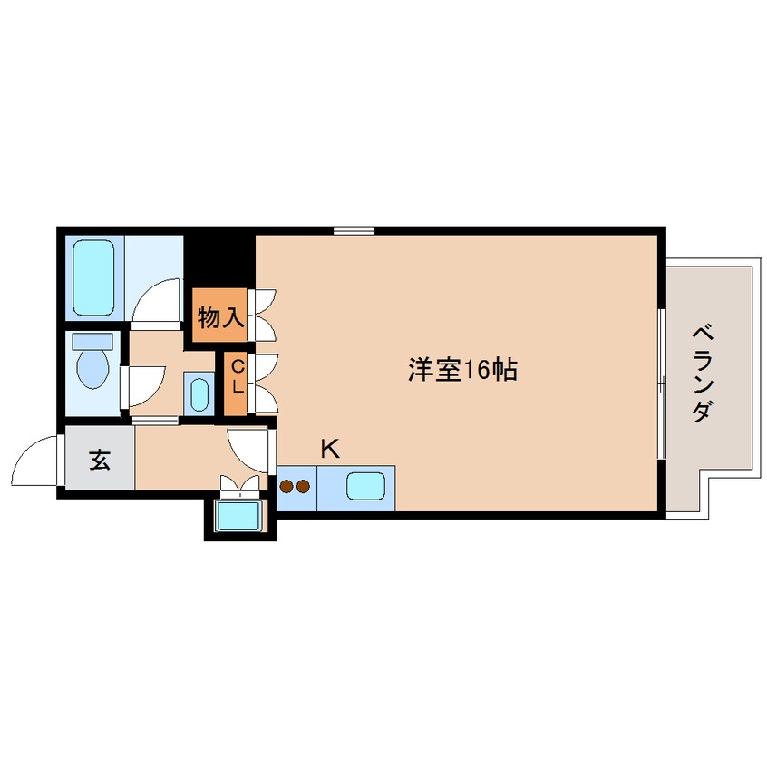 間取図 東海道本線/静岡駅 徒歩14分 7階 築25年