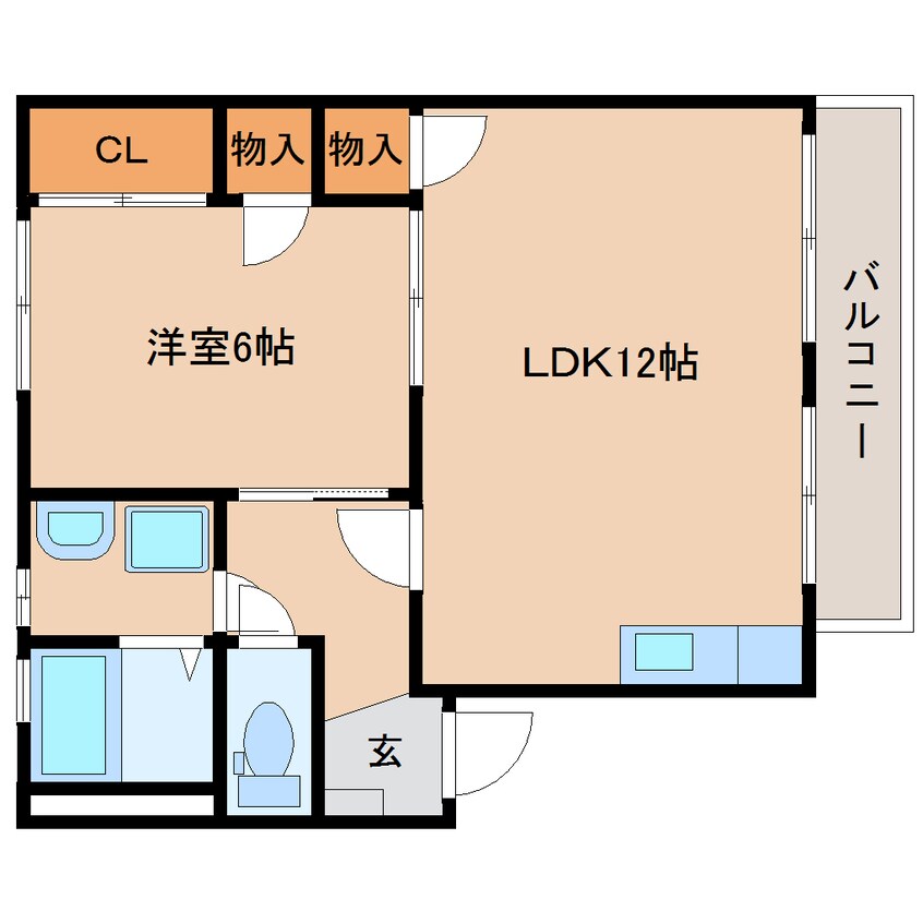 間取図 東海道本線/静岡駅 バス23分千代二丁目下車:停歩4分 1階 築30年