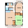 静岡鉄道静岡清水線/古庄駅 徒歩10分 2階 築31年 2LDKの間取り