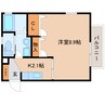 静岡鉄道静岡清水線/古庄駅 徒歩5分 1階 築21年 1Kの間取り