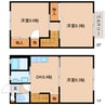 東海道本線/静岡駅 バス:11分:停歩1分 1-2階 築27年 3DKの間取り