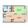 東海道本線/静岡駅 バス:21分:停歩5分 2階 築29年 2DKの間取り