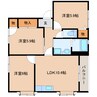 東海道本線/静岡駅 バス:15分:停歩4分 2階 築31年 3LDKの間取り