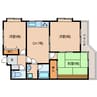 東海道本線/静岡駅 バス:13分:停歩1分 5階 築32年 3DKの間取り
