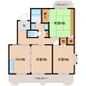 東海道本線/静岡駅 バス:22分:停歩4分 2階 築30年 3DKの間取り