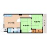 東海道本線/静岡駅 バス:12分:停歩1分 3階 築46年 2DKの間取り