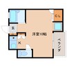 東海道本線/静岡駅 バス:22分:停歩2分 2階 築29年 1Rの間取り