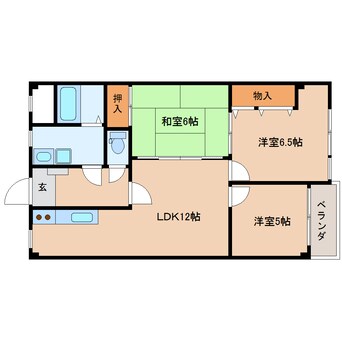 間取図 東海道本線/静岡駅 徒歩13分 8階 築33年