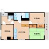 東海道本線/静岡駅 バス:21分:停歩3分 2階 築33年 3LDKの間取り