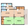東海道本線/安倍川駅 徒歩8分 2階 築34年 3LDKの間取り