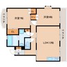 東海道本線/静岡駅 バス:23分:停歩2分 2階 築28年 2LDKの間取り