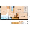 東海道本線/静岡駅 バス:24分:停歩2分 2階 築20年 2LDKの間取り