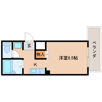 間取図 東海道本線/静岡駅 徒歩10分 2階 築29年