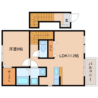 間取図 東海道本線/静岡駅 バス30分北丸子金属団地入口下車:停歩7分 2階 築19年