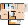 東海道本線/静岡駅 バス:30分:停歩7分 2階 築19年 1LDKの間取り