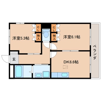 間取図 東海道本線/静岡駅 バス25分羽鳥下車:停歩11分 1階 築20年