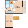 東海道本線/静岡駅 バス:14分:停歩2分 1階 築35年 1Kの間取り