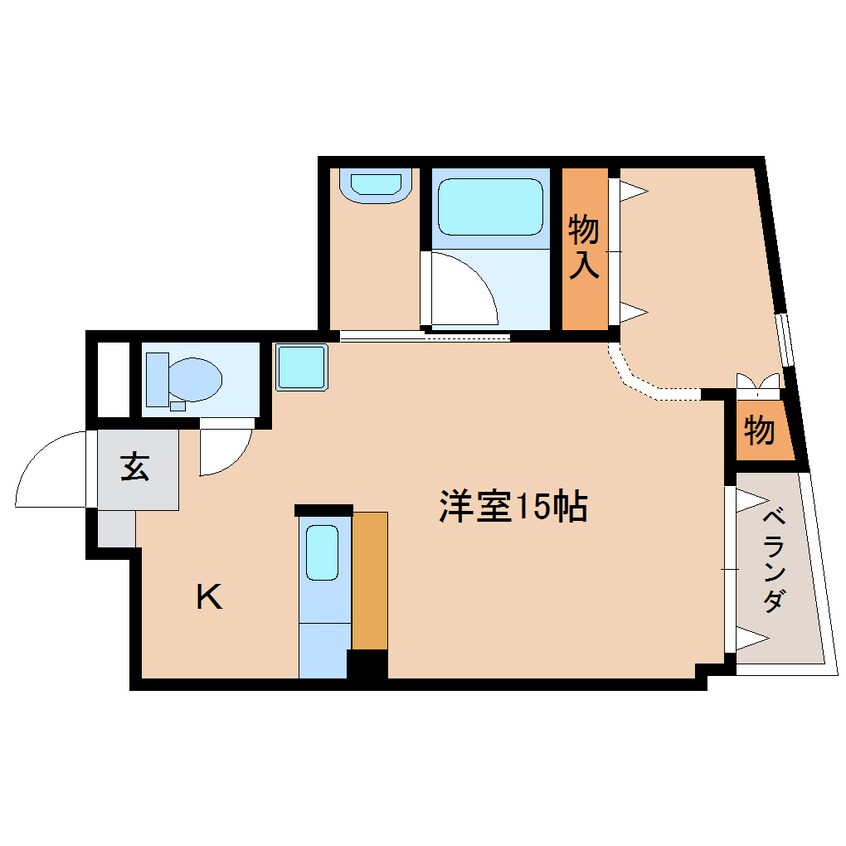 間取図 静岡鉄道静岡清水線/新静岡駅 徒歩3分 6階 築18年