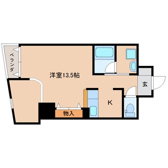 間取図 静岡鉄道静岡清水線/新静岡駅 徒歩3分 4階 築18年