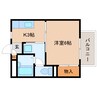 東海道本線/静岡駅 バス:16分:停歩6分 2階 築27年 1Kの間取り