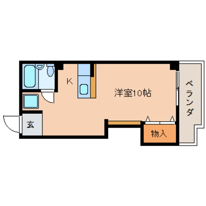 間取図 静岡鉄道静岡清水線/日吉町駅 徒歩2分 3階 築39年