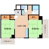 東海道新幹線（東海）/静岡駅 徒歩7分 2階 築44年 2LDKの間取り