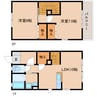 東海道本線/静岡駅 バス:17分:停歩4分 1-2階 築19年 2LDKの間取り