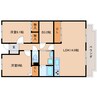 東海道本線/静岡駅 バス:15分:停歩4分 1階 築19年 2LDK+Sの間取り